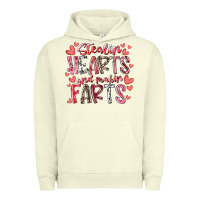 Pigment Pistachio stealin hearts and makin farts Urban Hoodie - RacoonDesign