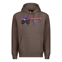 Coffee all american boy libbey glass Premium Hoodie - HRA Design Shop