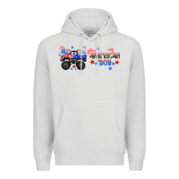Dove Grey all american boy libbey glass Premium Hoodie - HRA Design Shop