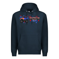 Navy all american boy libbey glass Premium Hoodie - HRA Design Shop