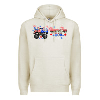 Oatmeal Heather all american boy libbey glass Premium Hoodie - HRA Design Shop