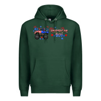 Sports Green all american boy libbey glass Premium Hoodie - HRA Design Shop