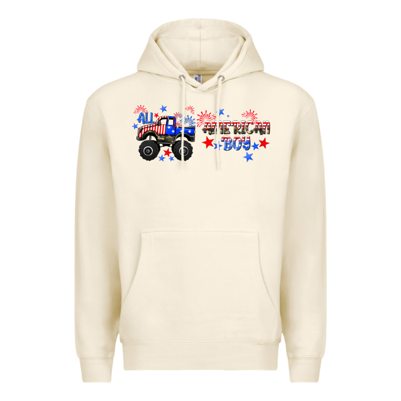 All American Boy Libbey Glass Premium Hoodie by HRA Design Shop | Teevron