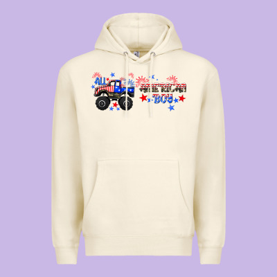 All American Boy Libbey Glass Premium Hoodie Designed By Hra Design Shop