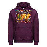 Mauve Wine taco bout 100 days of school Urban Hoodie - RacoonDesign