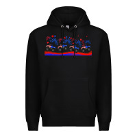 Black american truck libbey glass Premium Hoodie - HRA Design Shop