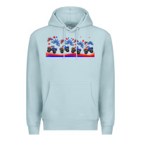 Blue Mist american truck libbey glass Premium Hoodie - HRA Design Shop