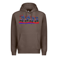 Coffee american truck libbey glass Premium Hoodie - HRA Design Shop