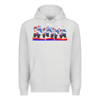 Dove Grey american truck libbey glass Premium Hoodie - HRA Design Shop