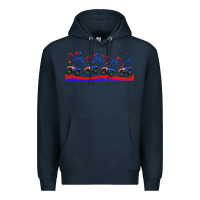 Navy american truck libbey glass Premium Hoodie - HRA Design Shop
