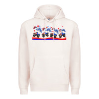 Pale Pink american truck libbey glass Premium Hoodie - HRA Design Shop