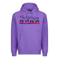 Purple american truck libbey glass Premium Hoodie - HRA Design Shop