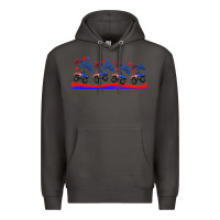 Smoke american truck libbey glass Premium Hoodie - HRA Design Shop