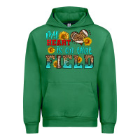 Emerald my heart is on that field american football Urban Hoodie - HRA Design Shop