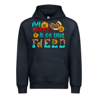 Navy my heart is on that field american football Urban Hoodie - HRA Design Shop