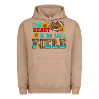 Pigment Burro my heart is on that field american football Urban Hoodie - HRA Design Shop