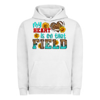 Pigment Lunar Rock my heart is on that field american football Urban Hoodie - HRA Design Shop