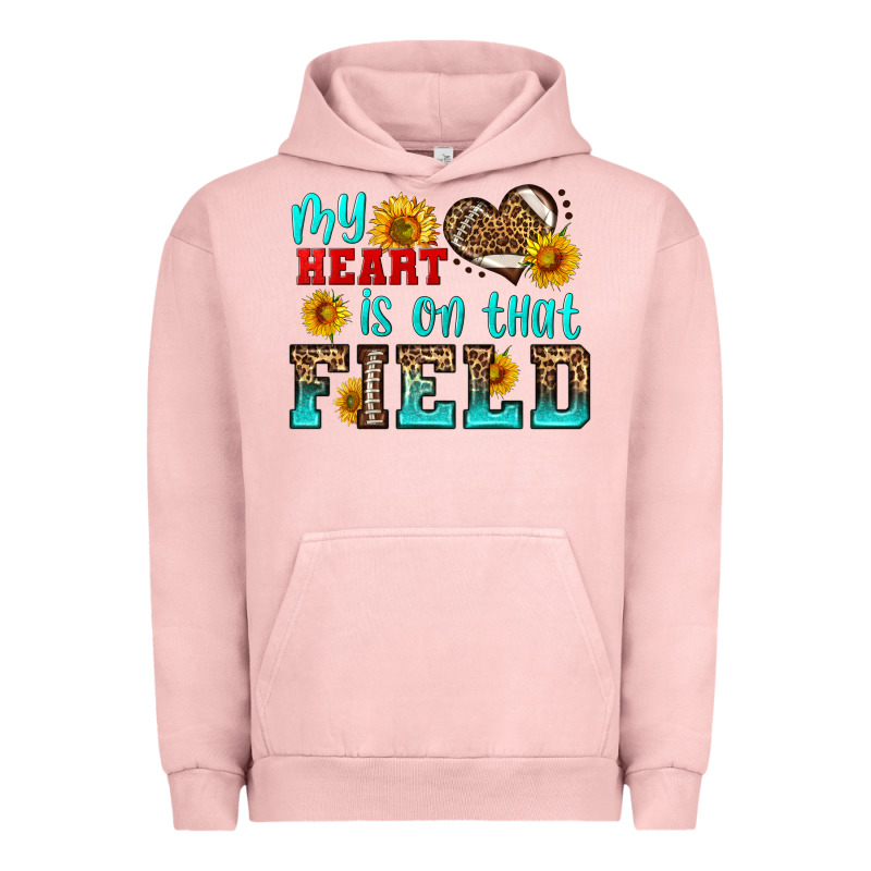 My Heart Is On That Field American Football Urban Hoodie by HRA Design Shop | Teevron