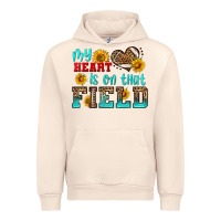 Sandshell my heart is on that field american football Urban Hoodie - HRA Design Shop