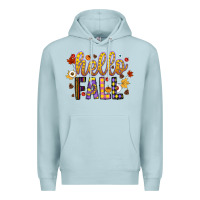 Blue Mist hello fall Premium Hoodie - CowhideDigitalArt