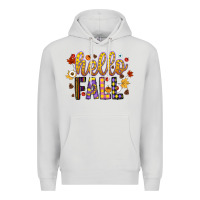 Dove Grey hello fall Premium Hoodie - CowhideDigitalArt
