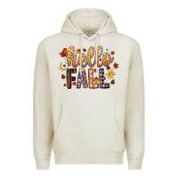 Oatmeal Heather hello fall Premium Hoodie - CowhideDigitalArt