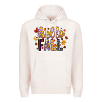 Pale Pink hello fall Premium Hoodie - CowhideDigitalArt