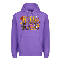 Purple hello fall Premium Hoodie - CowhideDigitalArt