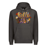Smoke hello fall Premium Hoodie - CowhideDigitalArt