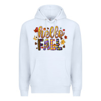 White hello fall Premium Hoodie - CowhideDigitalArt