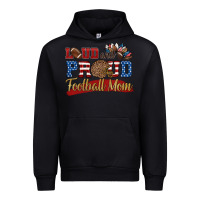 Black loud and proud football mom Urban Hoodie - HRA Design Shop