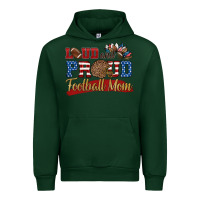 Forest Green loud and proud football mom Urban Hoodie - HRA Design Shop