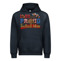 Navy loud and proud football mom Urban Hoodie - HRA Design Shop