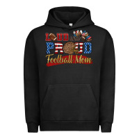 Pigment Black loud and proud football mom Urban Hoodie - HRA Design Shop