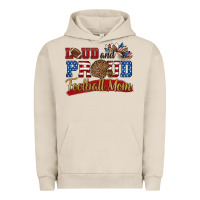 Pigment French Oak loud and proud football mom Urban Hoodie - HRA Design Shop