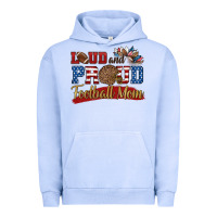 Pigment Grape Ice loud and proud football mom Urban Hoodie - HRA Design Shop