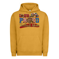 Loud And Proud Football Mom Urban Hoodie | Teevron