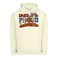 Pigment Pistachio loud and proud football mom Urban Hoodie - HRA Design Shop