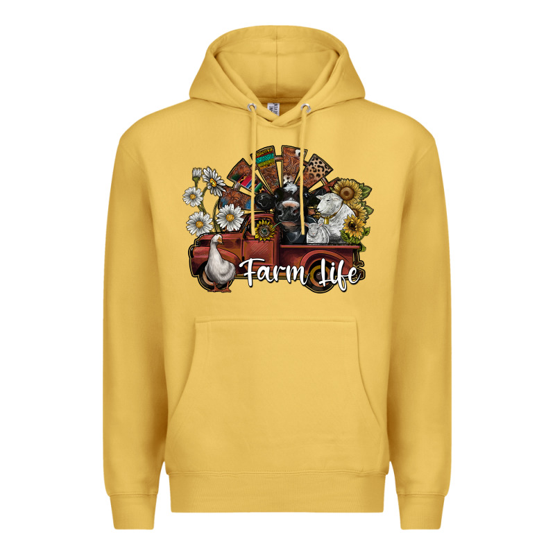 Farm Life Premium Hoodie by SublimationCraftShop | Teevron