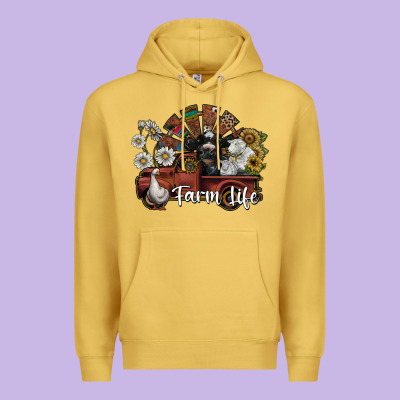 Farm Life Premium Hoodie Designed By Sublimationcraftshop