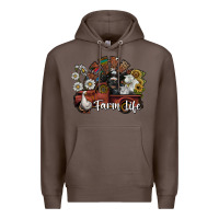 Coffee farm life Premium Hoodie - SublimationCraftShop