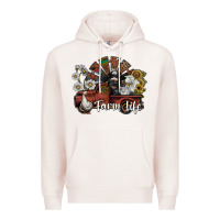 Pale Pink farm life Premium Hoodie - SublimationCraftShop