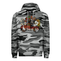 Slate Camo farm life Premium Hoodie - SublimationCraftShop