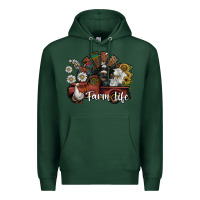 Sports Green farm life Premium Hoodie - SublimationCraftShop