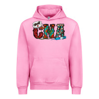 Fuchsia Pink cna Urban Hoodie - CowhideDigitalArt