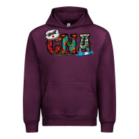 Mauve Wine cna Urban Hoodie - CowhideDigitalArt