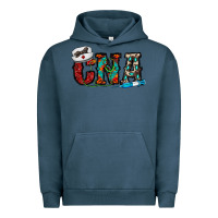 Pigment Midnight Navy cna Urban Hoodie - CowhideDigitalArt