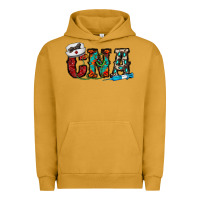 Pigment Peanut Butter cna Urban Hoodie - CowhideDigitalArt