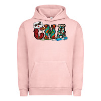 Pigment Salmon cna Urban Hoodie - CowhideDigitalArt