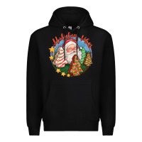 Black holiday vibes Premium Hoodie - FaDigitalArtStudio